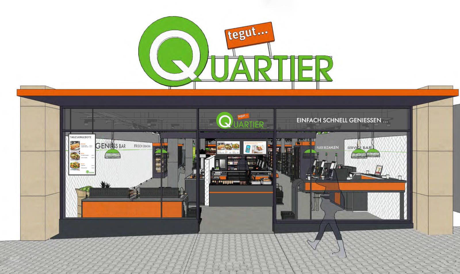 tegut Quartier, Frankfurt - Projektbild 1